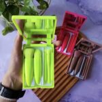 ست براش آرایشی، با جعبه و آینه همراه، بسته 5 عددی - Image 2
